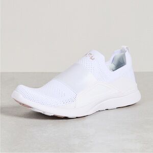 NEW APL Athletic Propulsion Labs Techloom Bliss Sneakers White/Rose Dust Size 7